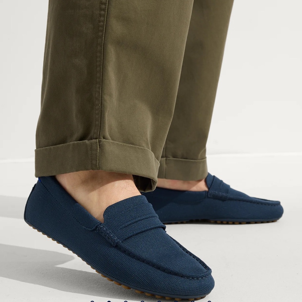 ROTHY’S The Driving Loafer‎ In Navy Men’s Size 10